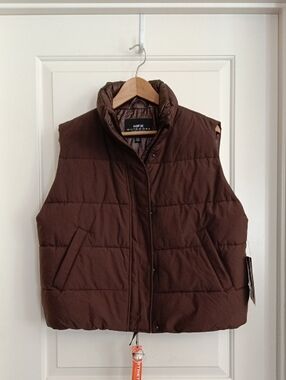 HFX Outdoors Women's Brown Quilted Puffer Vest